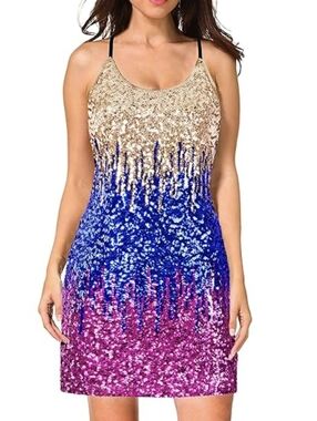 NEW MANER Glitter Sequin Dress